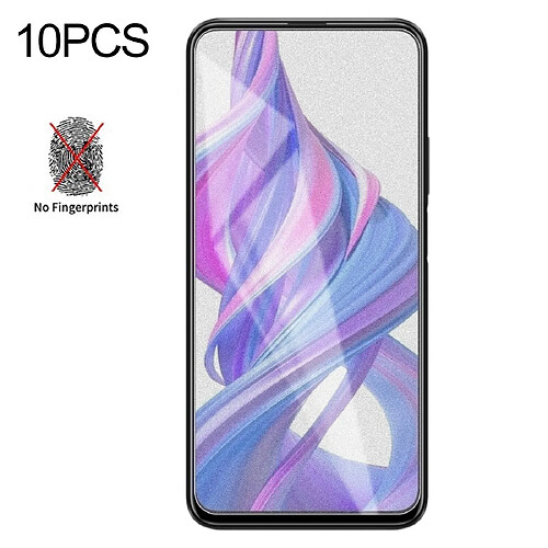 Wewoo Film de verre trempé de mat non-mat à 10 PCS pour Huawei Honor 9X / 9X Pro