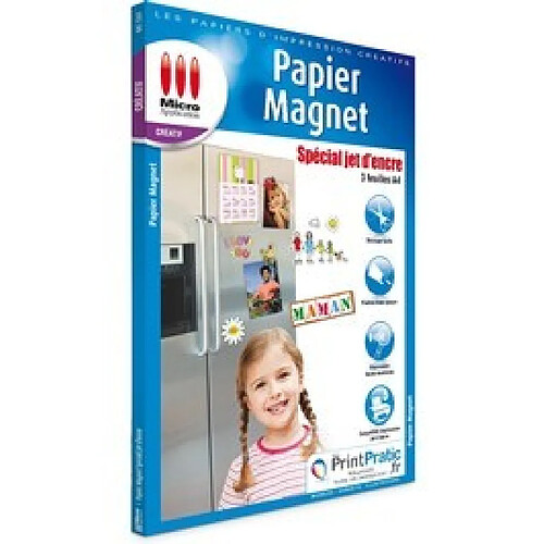 Micro Application Micro app ma-5367 papier magnet-3 feuilles