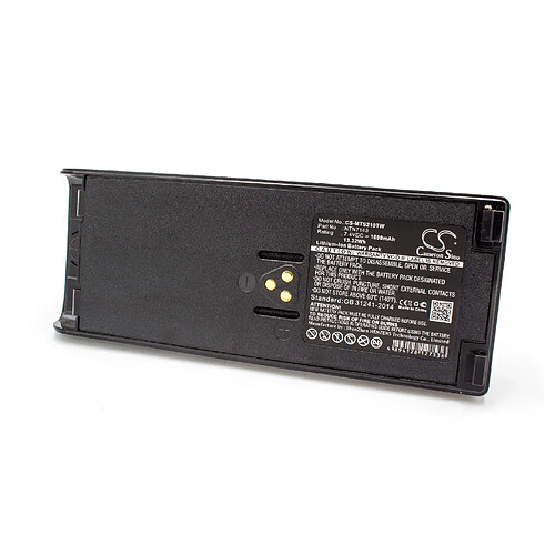 vhbw Li-Ion batterie 1800mAh (7.4V) pour radio talkie-walkie comme Motorola NTN7143