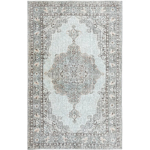 Vidal Tapis de laine 262x173 Bleu Ultra Vintage