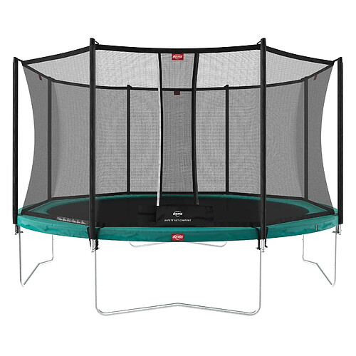 Trampoline 430 BERG noir Regular Favorit + Filet de sécurité Comfort