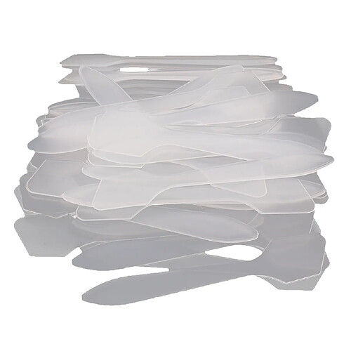 100pcs Facial En Plastique Mélangeant Des Spatules Cuillère Purée Crème Outil de Soins de La Peau