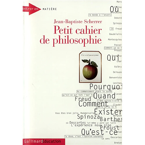 Petit cahier de philosophie. Vol. 1 · Occasion