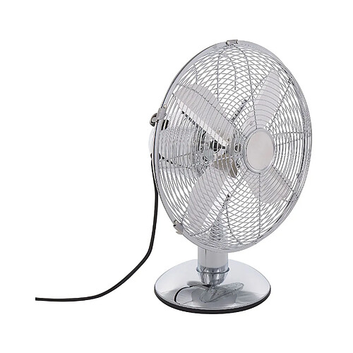 Beliani Ventilateur de table WENSUM Argenté