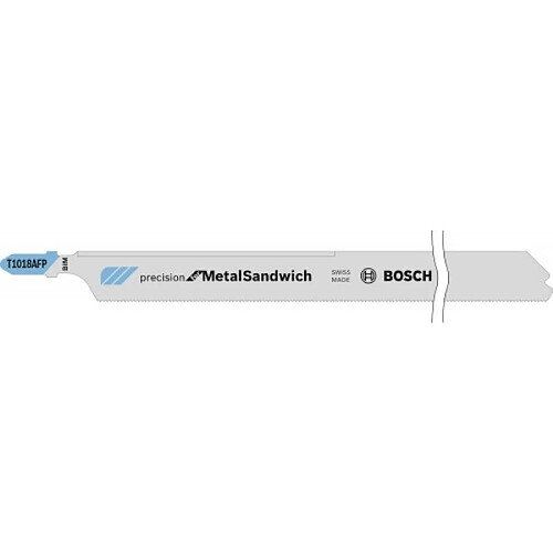 Bosch Lames de scies sauteuses bi-métal pour panneaux sandwich T1018AFP, carte de 3 lames