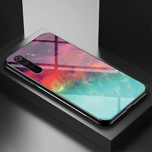 Coque en TPU combo de motif de ciel étoilé ciel de couleur pour votre Realme 6 Pro