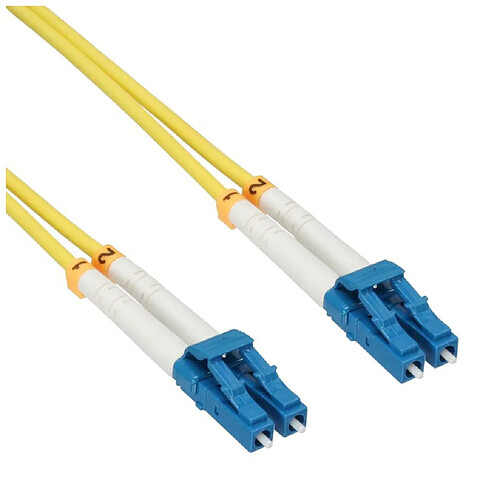 Câble duplex optique en fibre InLine® LC / LC 9 / 125µm OS2 2m