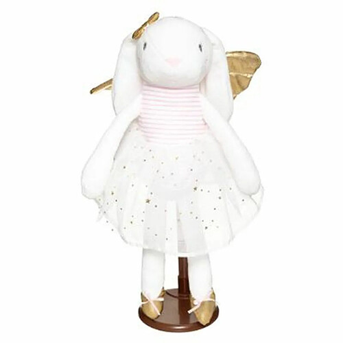 Peluche Enfant Lapin Glitter 40cm Blanc