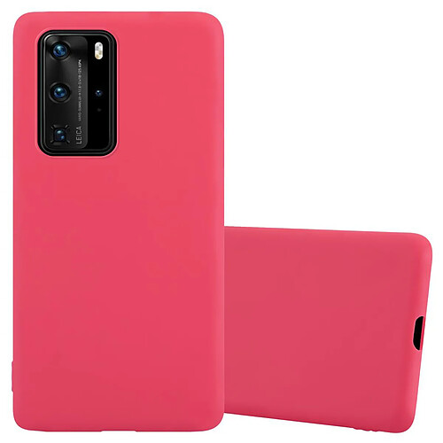 Cadorabo Coque Huawei P40 PRO / P40 PRO+ Etui en Rouge