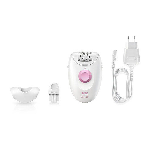 Braun Silk Epil 1370 Rose, Blanc 20 pince(s)