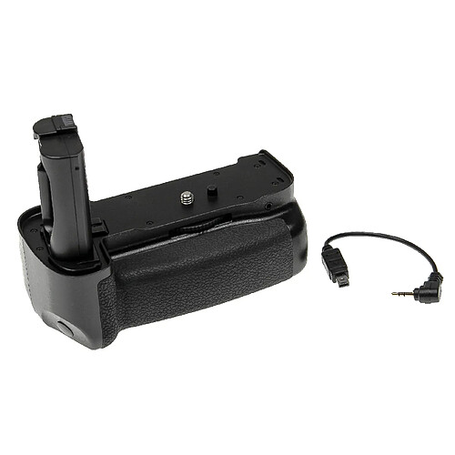 vhbw Grip batterie, poignée d'alimentation remplacement pour Nikon MB-780 pour appareil photo + câble de déclencheur