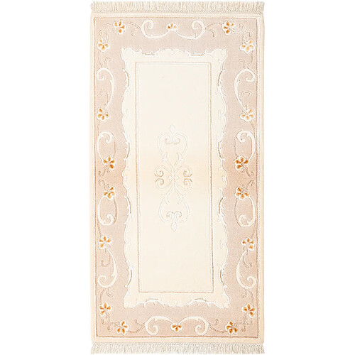 Vidal Tapis de laine 152x81 beige Darya