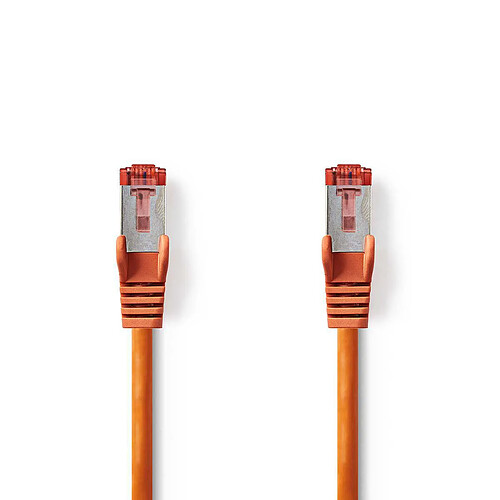 NEDIS Câble Réseau Cat 6 S/FTP RJ45 Mâle - RJ45 Mâle 15 m Orange