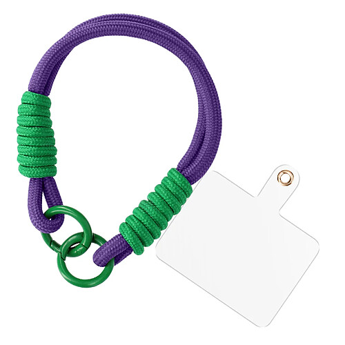 Avizar Bracelet pour téléphone Lanière courte Nylon Violet Foncé