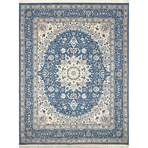 Hadorn Tapis 244x152 bleu Classical