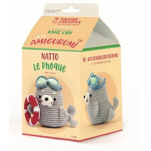 Graines Creatives Kit Amigurumi Phoque crochet