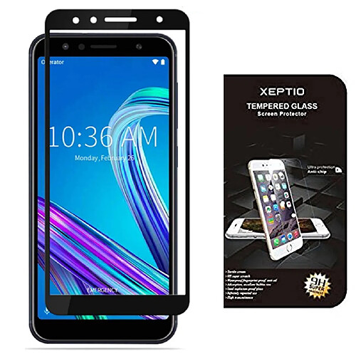 Xeptio ASUS ZenFone Max Pro M1 ZB601KL verre trempé protection écran 3D full noir