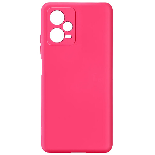 Avizar Coque pour Xiaomi Redmi Note 12 5G Semi-rigide Soft-touch Fast Cover Fuchsia