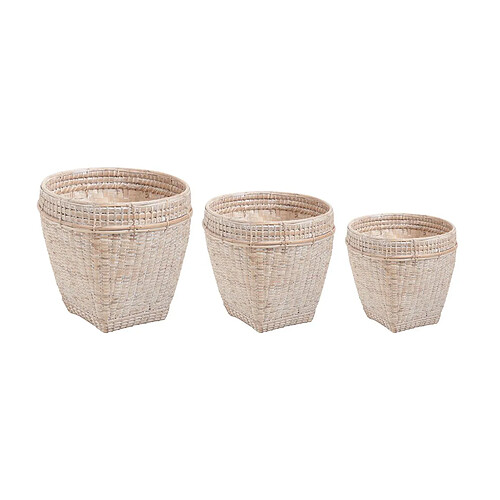 Aubry Gaspard Cache-pots en bambou.