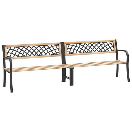 Maison Chic Banc double de jardin| Banc palette d'extérieur 238 cm bois de pin chinois -GKD18064