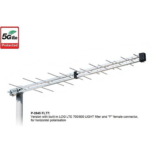 Antenne TV ISKRA P-2845 FLT7 Argent