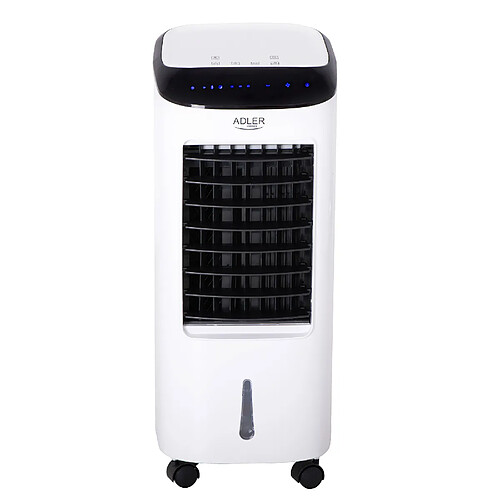 Refroidisseur d'air 6 L, Air Cooler, Humidificateur, Purificateur, Télécommande, 350, Blanc, Adler, AD 7922