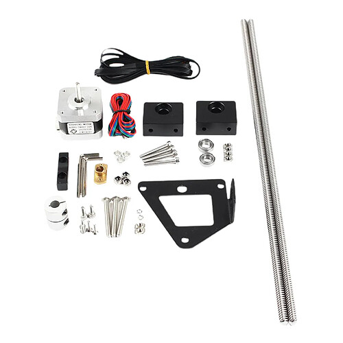 Kit de Mise à Niveau de Vis Mère En Aluminium à Double Axe Z pour Accessoires Ender 3pro 3S