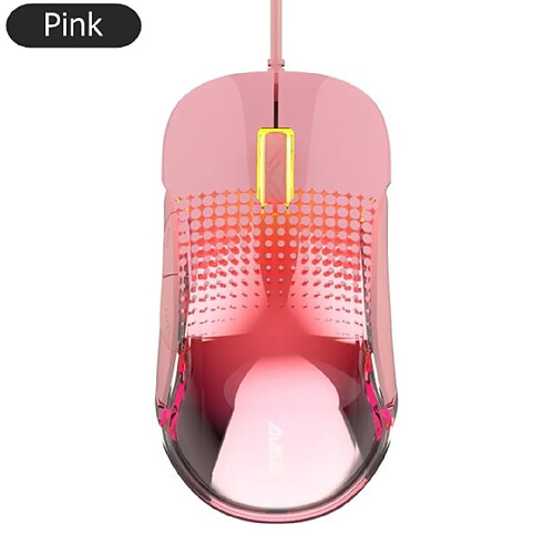 Universal Souris légère pour gamer PC portable FPS LOL PUBG CSGO 7 DPI ABS PC | Mouse (rose)