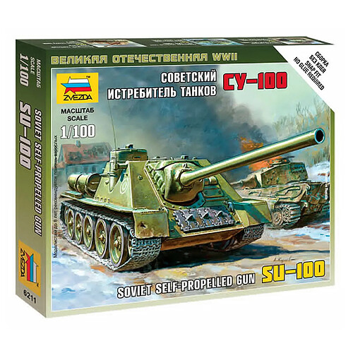 Zvezda Maquette Canon Automoteur SU-100