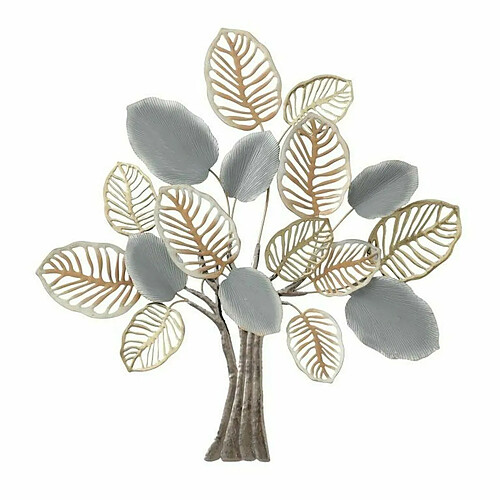 Décoration murale DKD Home Decor Arbre Métal Multicouleur Moderne (96 x 7,6 x 100 cm)