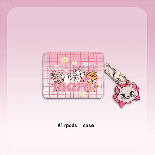 GUPBOO Airpods Coque Housse Étui Protecteur Compatible pour AirPods Pro-jolie fille de dessin animé de chat mary