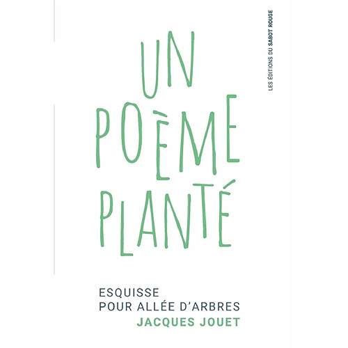 Un poème planté : esquisse pour allée d'arbres