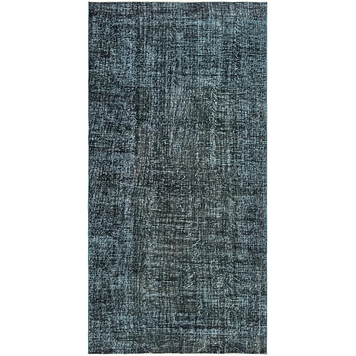 Vidal Tapis de laine 264x145 noir Ultra Vintage