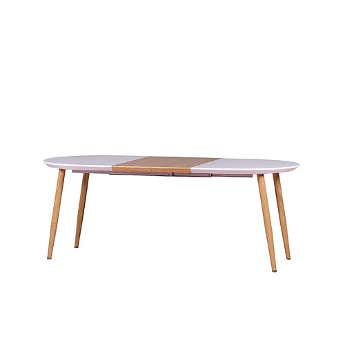 Nest Dream Table de salle à manger extensible de style scandinave (140-205cm) - Goteborg