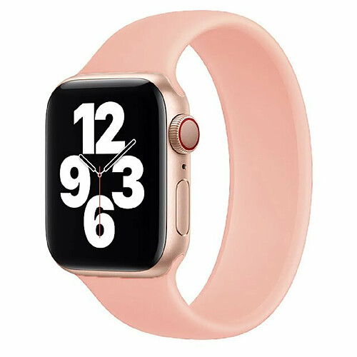 PHONECARE Bracelet Solo SiliconSense pour Apple Watch Series 9 - 45mm (Poignet:190-200mm) - Rose