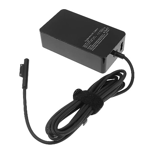 Universal 1PC 44W pour Microsoft Surface Pro 4 5 / Book / RT / GO Laptop Charger Adaptateur AC avec plug (noir)