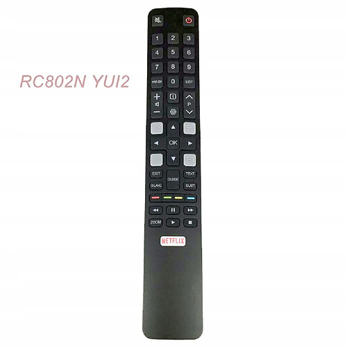 GUPBOO Télécommande Universelle de Rechange Pour téléviseur intelligent TCL 32S6000S 40S6000FS 43S6000FS U55P