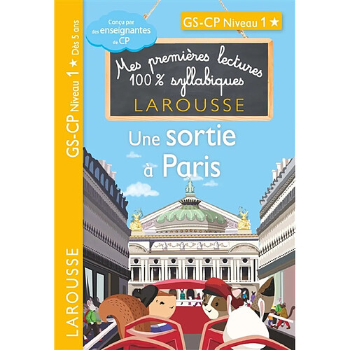 Une sortie à Paris : GS, CP niveau 1