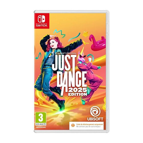 Ubisoft Just Dance 2025 - Jeu Nintendo Switch - Code In A Box