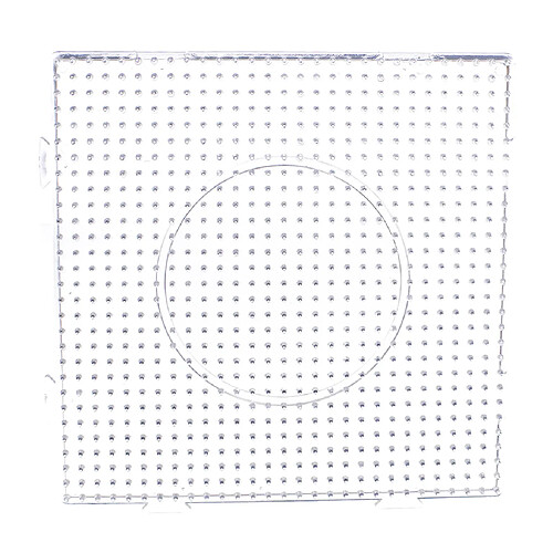 Grand Carré Perler Clair Perles Fusibles Pegboard Kid Diy Craft # 8