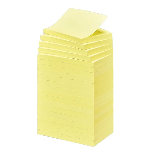 Pack de 16 + 4 Notes Post-it jaune 76 x 127 mm