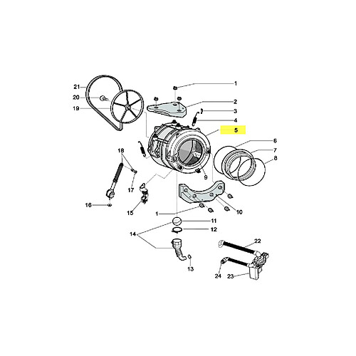 Hotpoint CUVE COMPLETE 71 LT ULTRA DIRECT