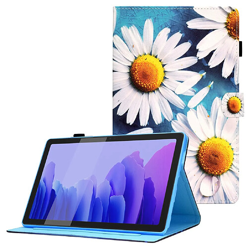 Etui en PU avec support et porte-carte tournesol pour votre Samsung Galaxy Tab A7 10.4 (2020) SM-T500