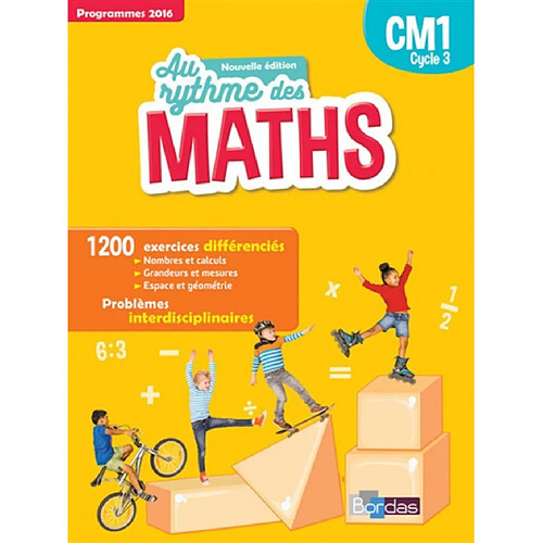 Maths, CM1 cycle 3 : programmes 2016 · Occasion