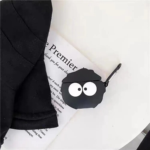 GUPBOO Airpods Coque Housse Étui Protecteur Compatible pour AirPods 3-Gel de silice briquettes noires