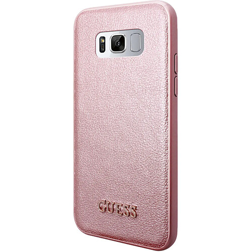 Guess Maroquinerie Coque rigide Guess Iridescent rose pour Samsung Galaxy S8 + G955