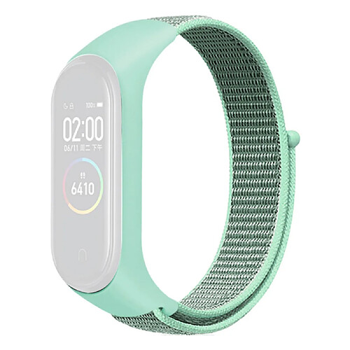 Bracelet en nylon réglable pour votre Xiaomi Mi Band 3/4/5/6/7 - vert