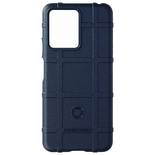 Avizar Coque pour Xiaomi Redmi Note 12 5G et Note 12 4G Antichoc Relief Texturé Bleu