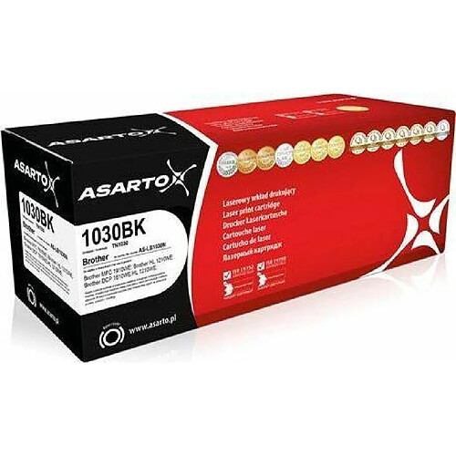 ASARTO TN1030 TN-1030 Toner compatible avec Brother DCP-1510 Brother DCP-1510E Brother DCP-1510R Brother DCP-1512 Brother DCP-1512E Brother DCP-1512R 1000 S Noir