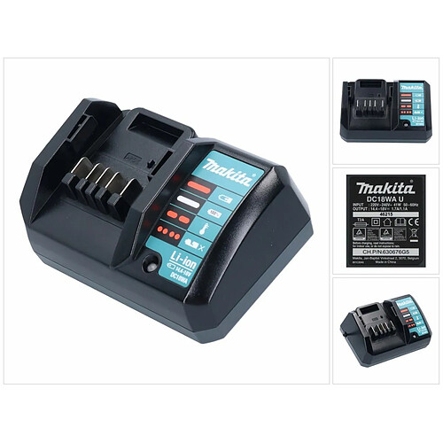 Makita Chargeur DC 18 WA 14,4 V - 18 V pour batteries Li-Ion (série G)